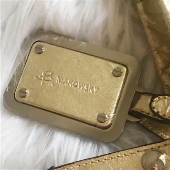 B Makowsky Leather handbag - Picture 6 of 8